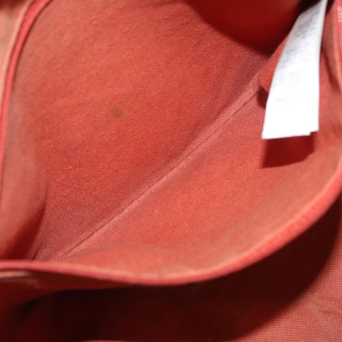 BURBERRY Nova Check Tote Bag PVC Beige Gold Auth 153873