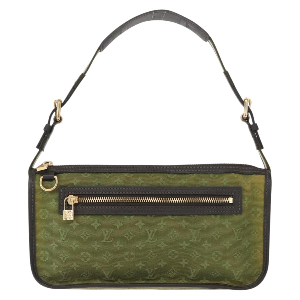 LOUIS VUITTON Monogram Mini Pochette Catrain Bag TST Khaki M92332 LV Auth 153878