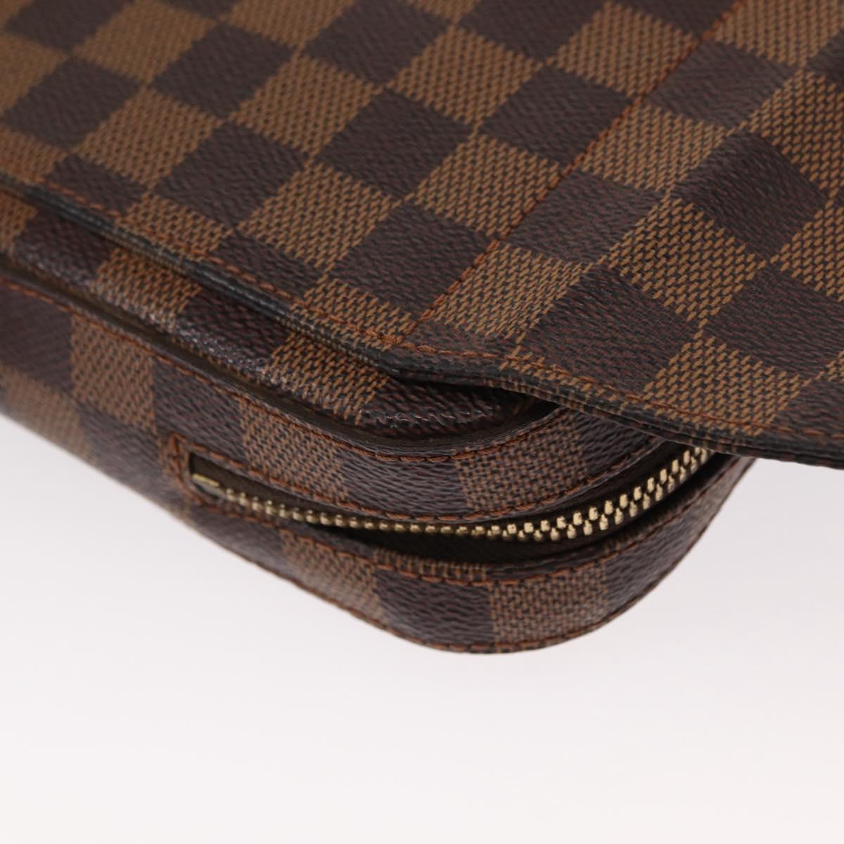 LOUIS VUITTON Damier Ebene Geronimos Shoulder Bag N51994 LV Auth 153879