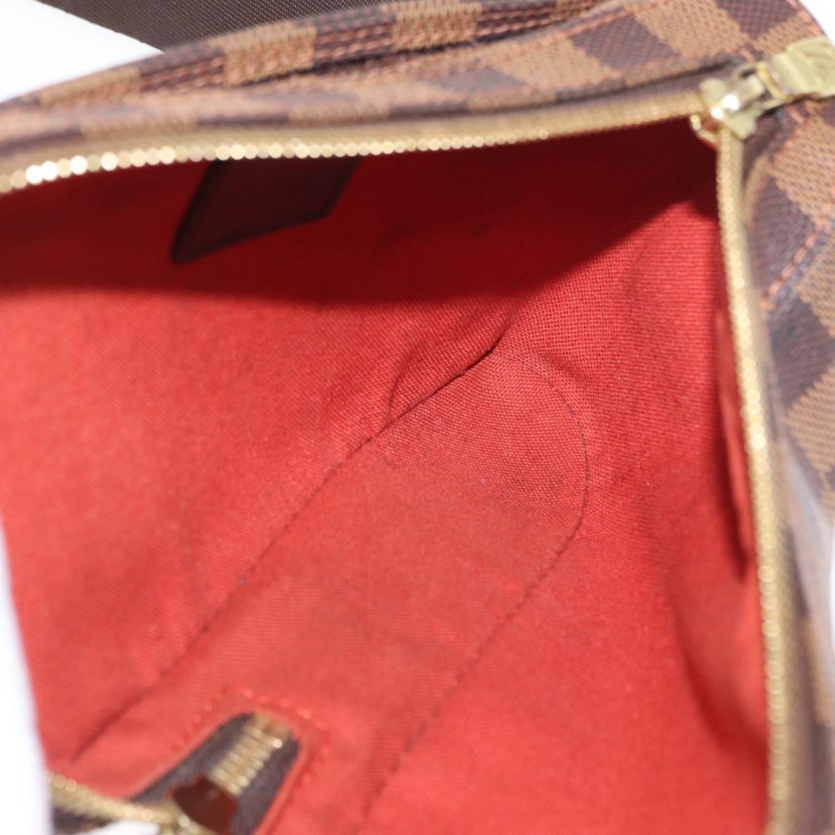 LOUIS VUITTON Damier Ebene Geronimos Shoulder Bag N51994 LV Auth 153879