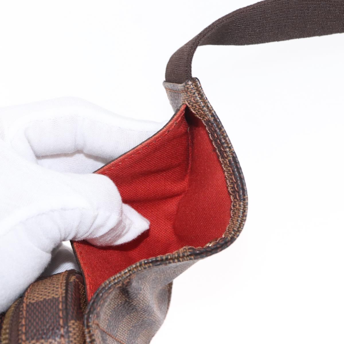 LOUIS VUITTON Damier Ebene Geronimos Shoulder Bag N51994 LV Auth 153879