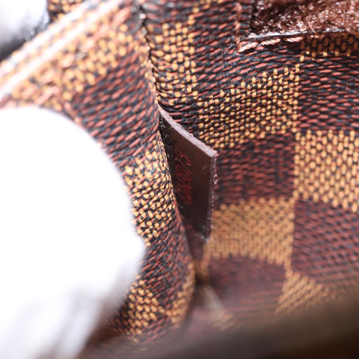 LOUIS VUITTON Damier Ebene Geronimos Shoulder Bag N51994 LV Auth 153879