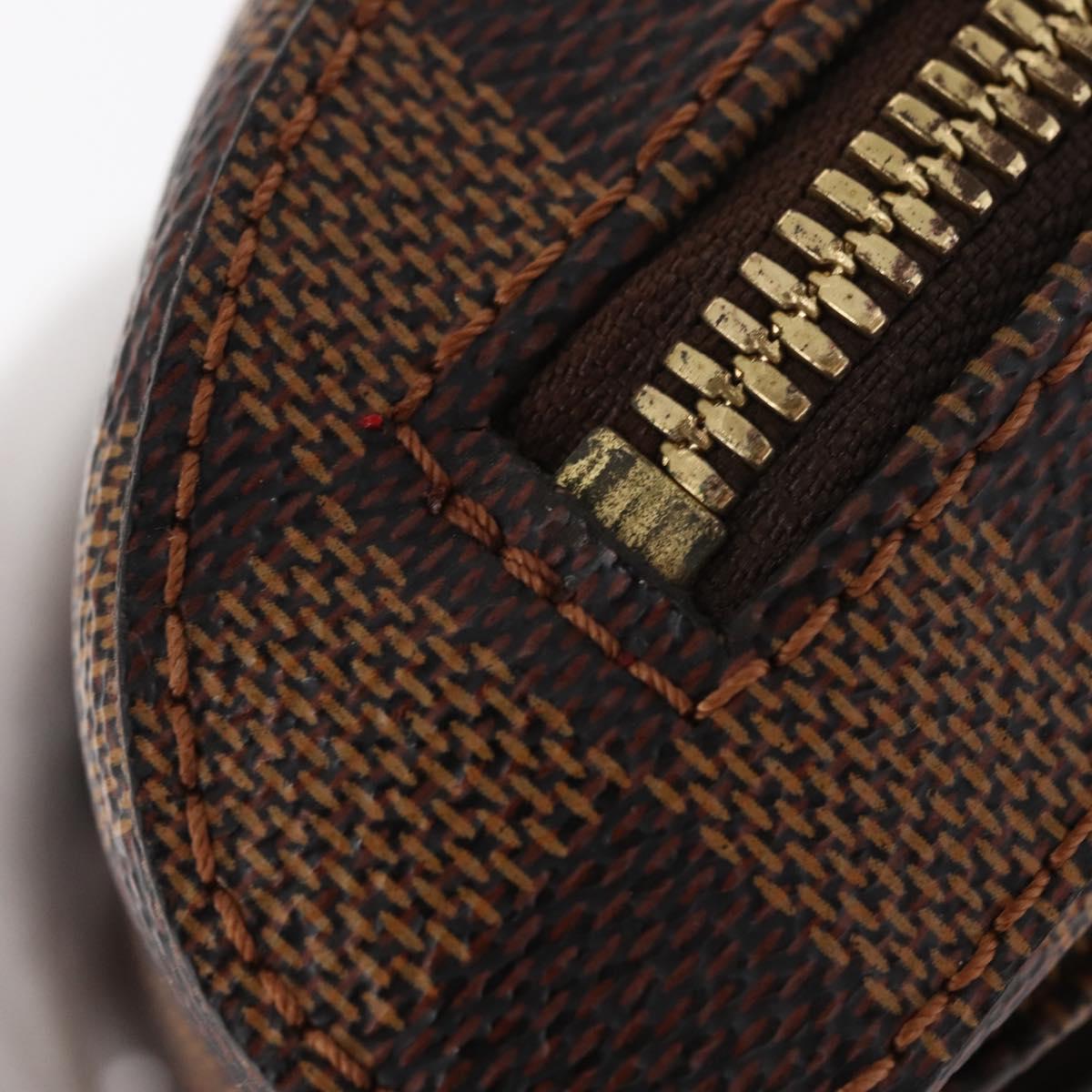 LOUIS VUITTON Damier Ebene Geronimos Shoulder Bag N51994 LV Auth 153879