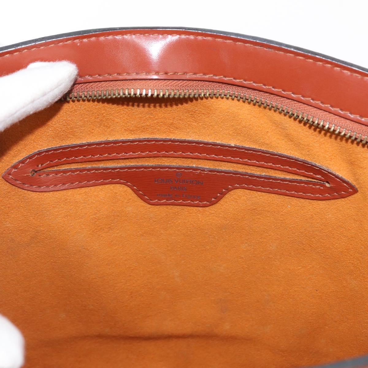 LOUIS VUITTON Epi Saint Jacques Hand Bag Brown M52263 LV Auth 153889