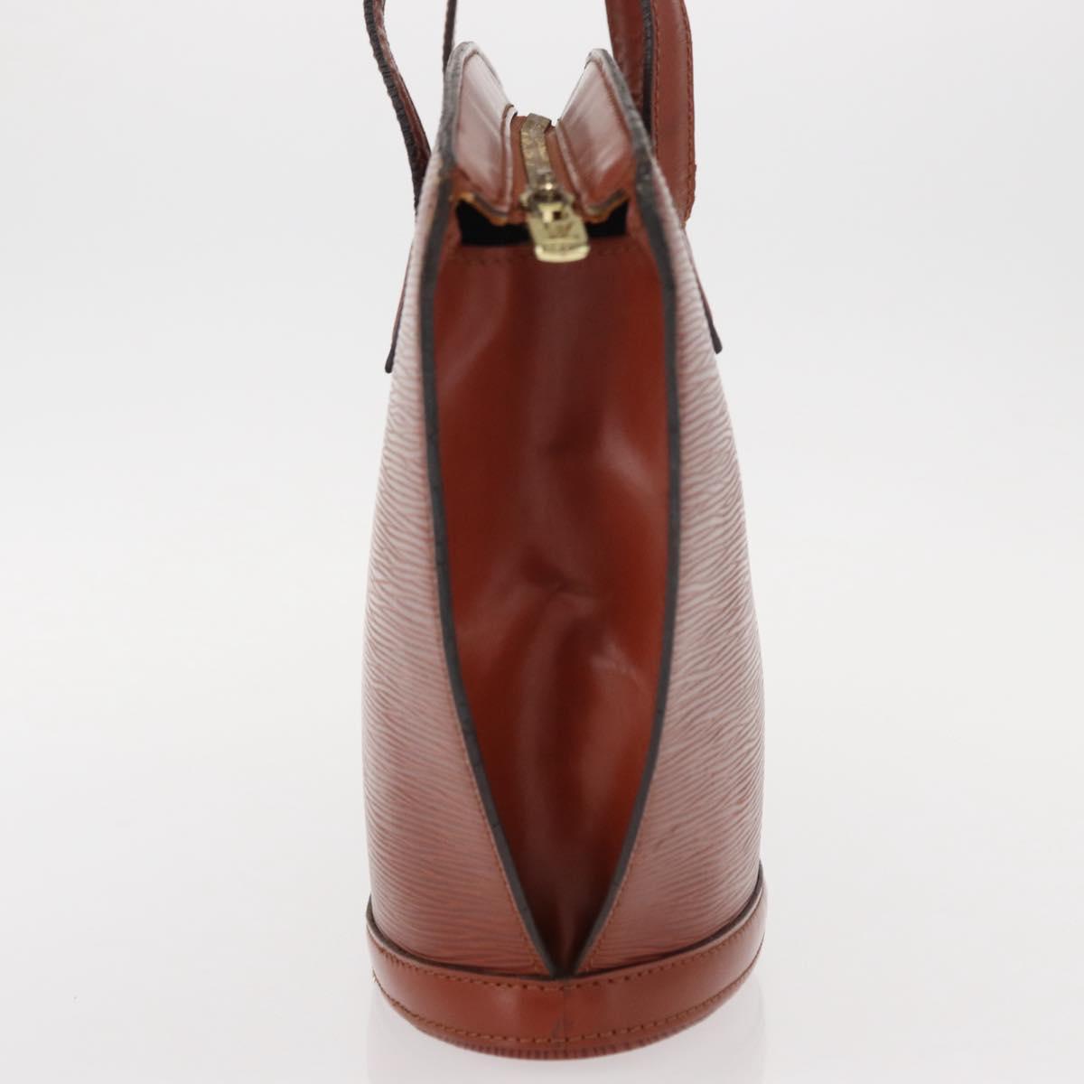LOUIS VUITTON Epi Saint Jacques Hand Bag Brown M52263 LV Auth 153889