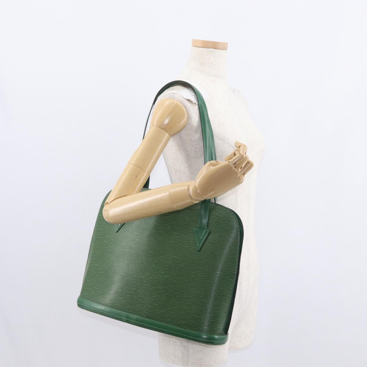 LOUIS VUITTON Epi Lussac Shoulder Bag Green M52284 LV Auth 153890
