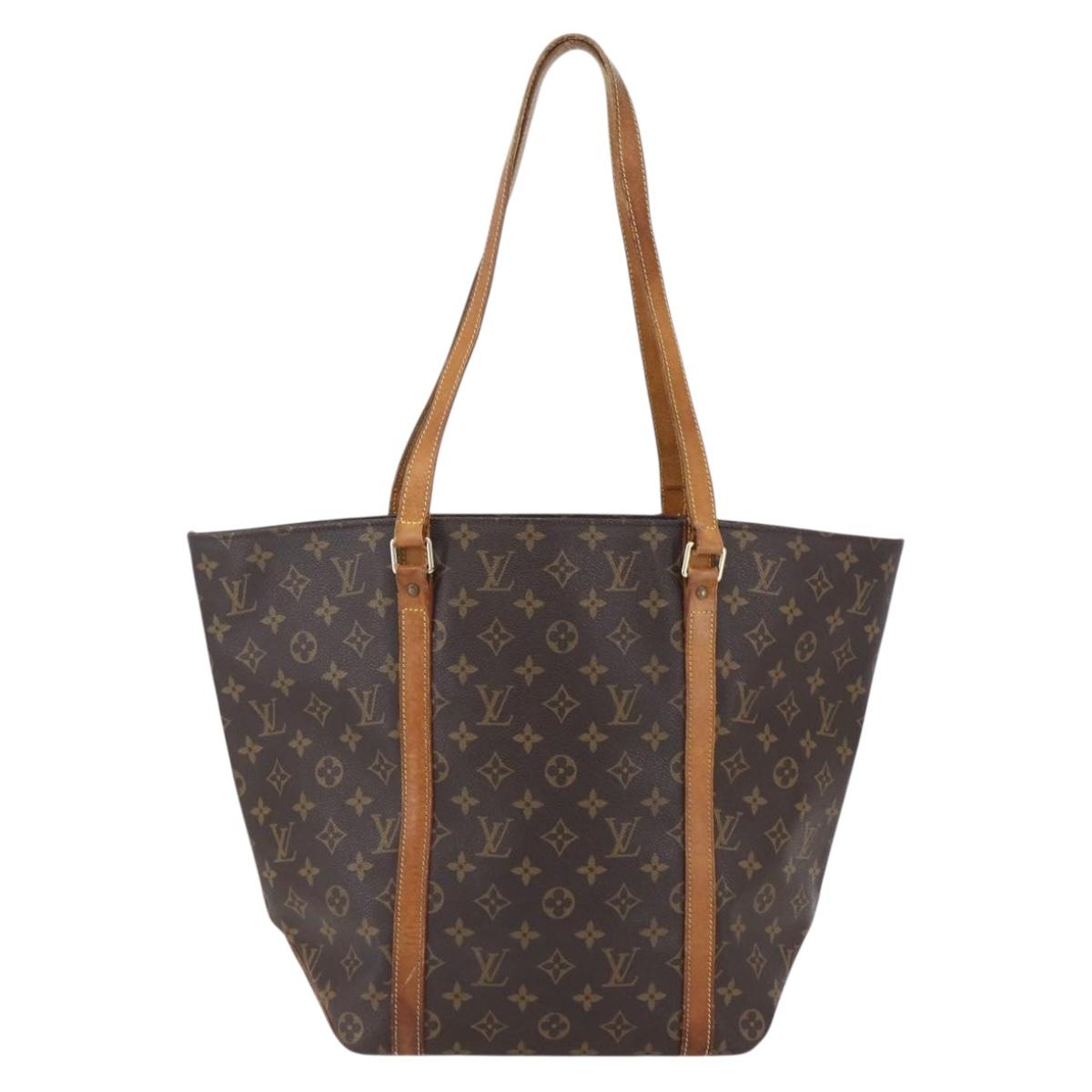 LOUIS VUITTON Monogram Sac Shopping Tote Bag M51108 LV Auth 153892