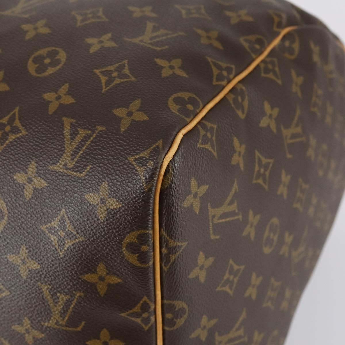LOUIS VUITTON Monogram Keepall 55 Boston Bag M41424 LV Auth 153893