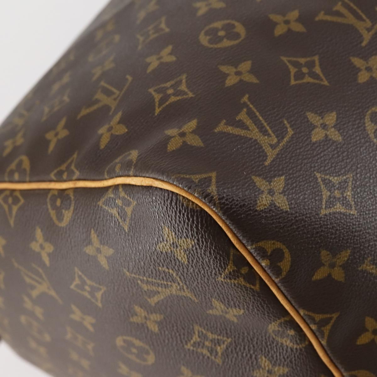 LOUIS VUITTON Monogram Keepall 55 Boston Bag M41424 LV Auth 153893