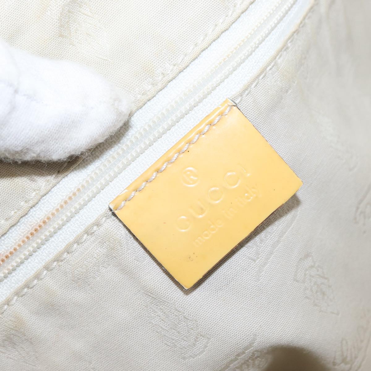 GUCCI GG Canvas Tote Bag Beige Gold 211971 Auth 153897