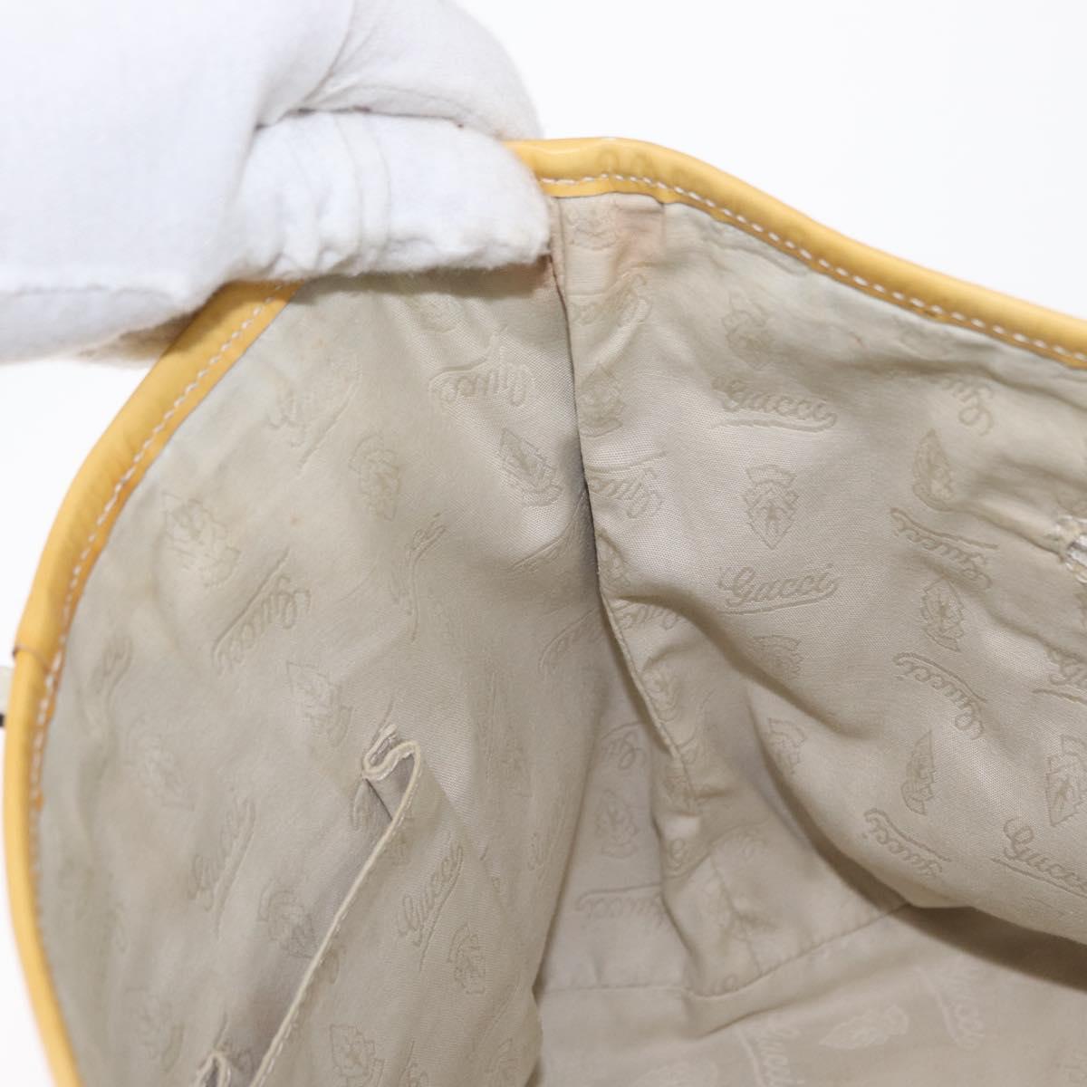 GUCCI GG Canvas Tote Bag Beige Gold 211971 Auth 153897