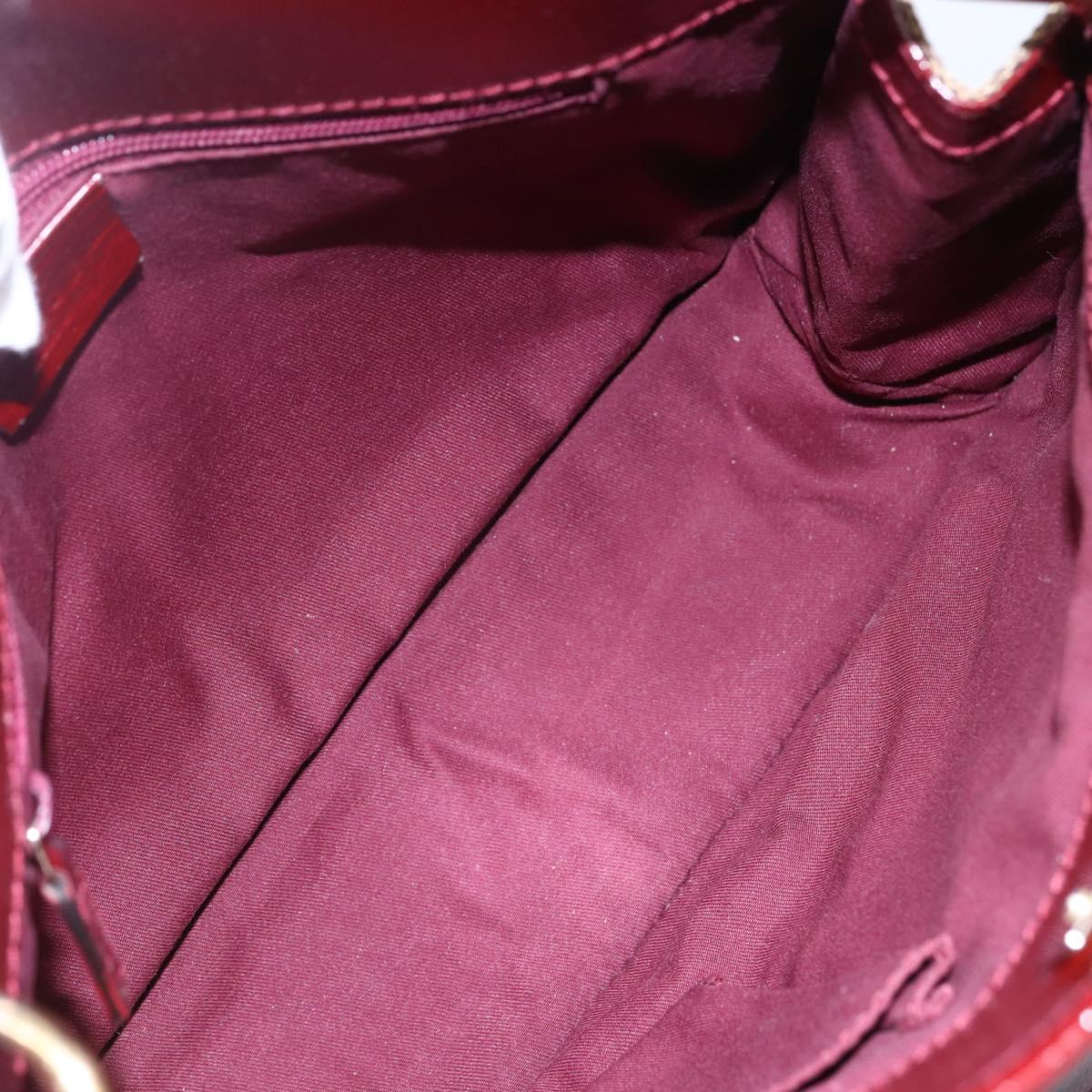 GUCCI GG Canvas Shoulder Bag Beige Gold 120841 Auth 153898