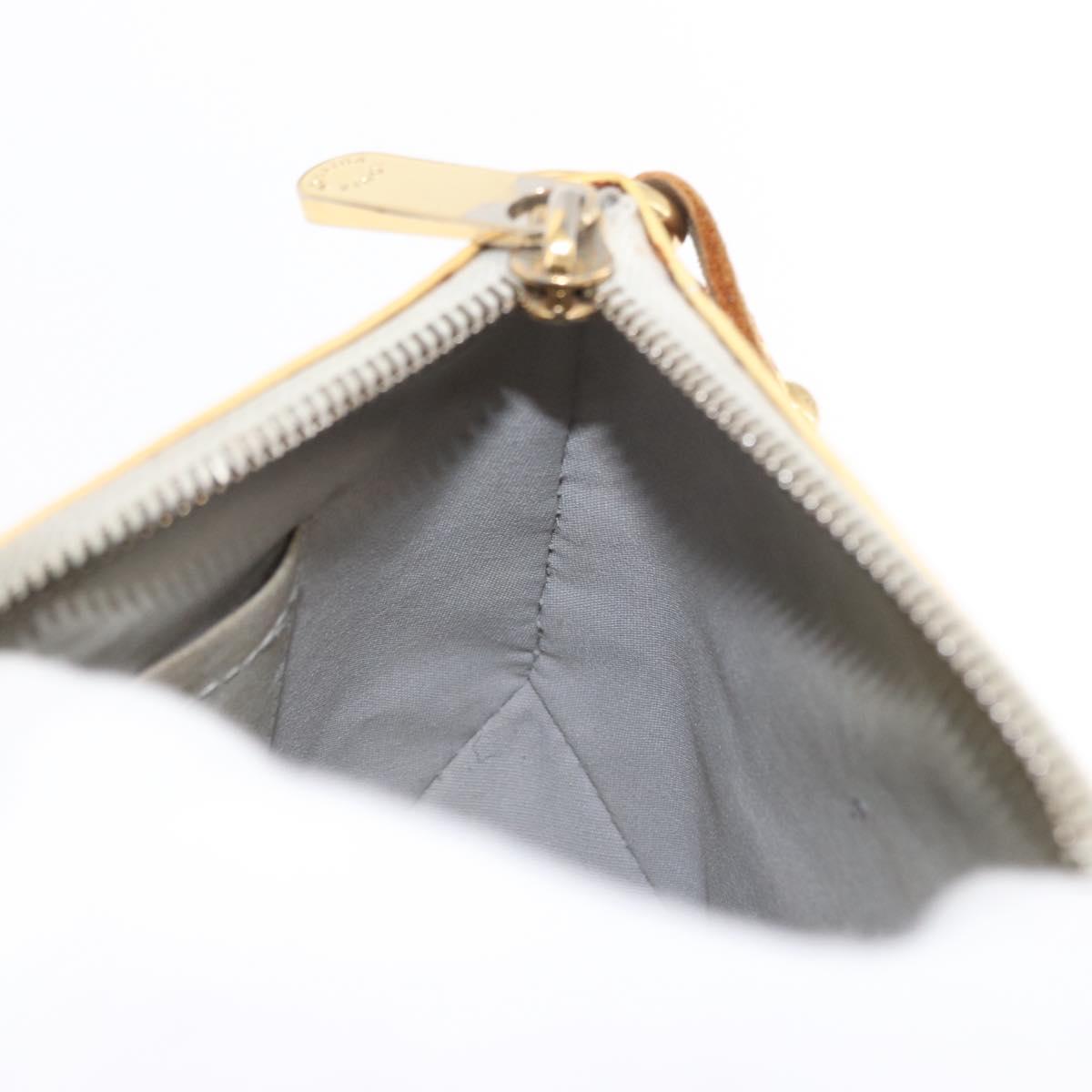 LOUIS VUITTON Monogram Vernis Minna Street Shoulder Bag Perle M91509 Auth 153907