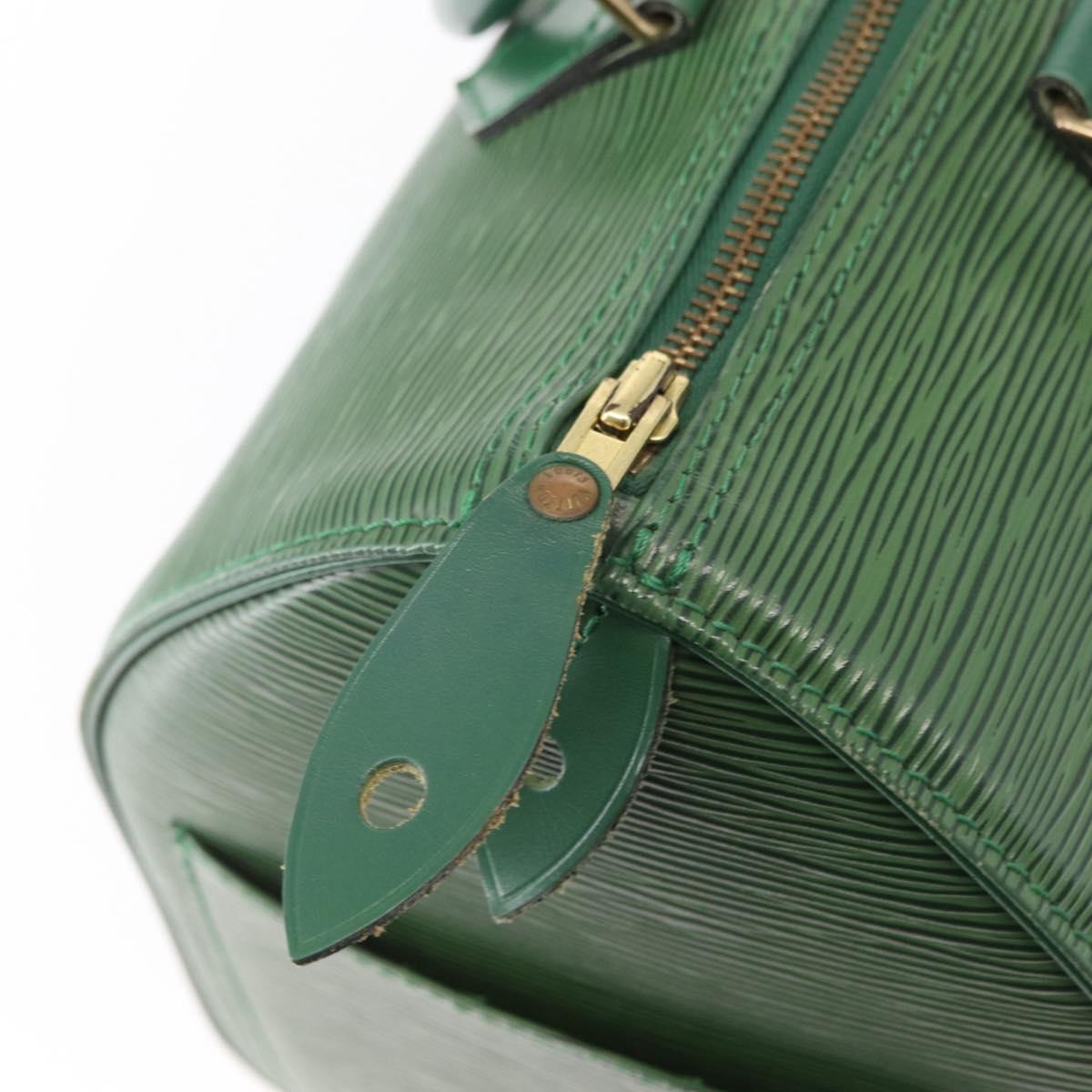 LOUIS VUITTON Epi Speedy 30 Hand Bag Borneo Green M43004 LV Auth 153912