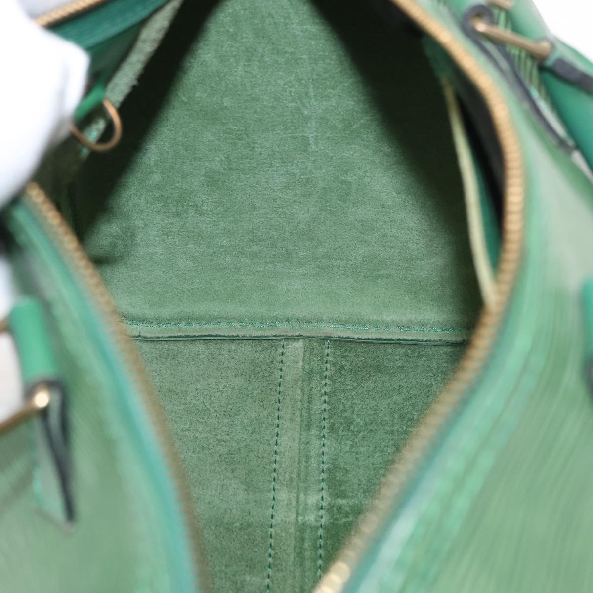 LOUIS VUITTON Epi Speedy 30 Hand Bag Borneo Green M43004 LV Auth 153912