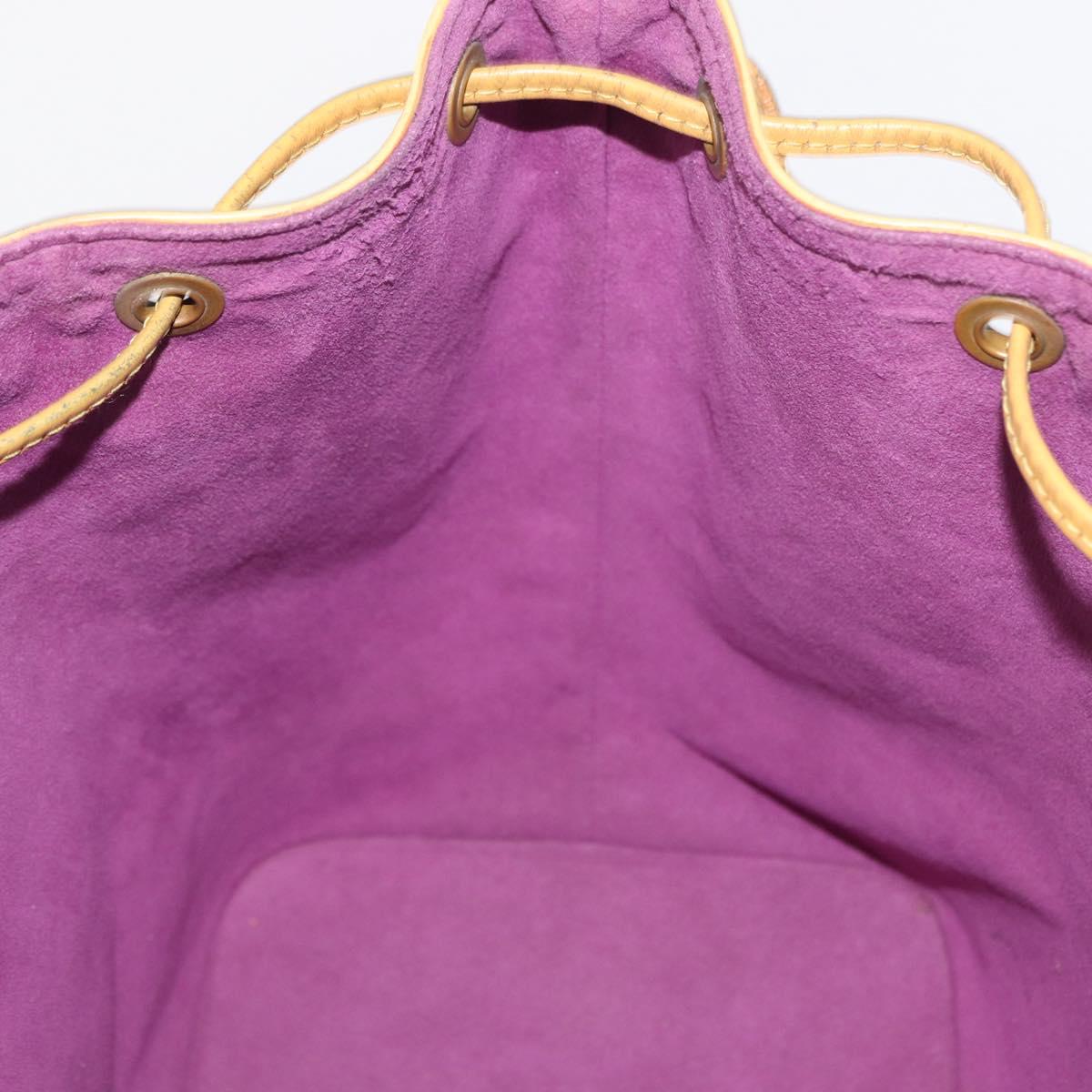 LOUIS VUITTON Epi Petit Noe Shoulder Bag Yellow M44109 LV Auth 153914