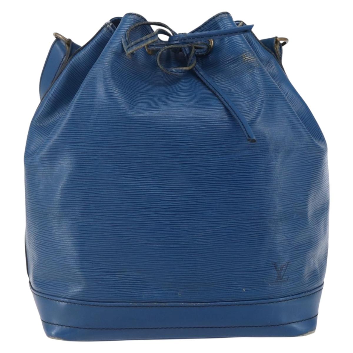 LOUIS VUITTON Epi Noe Shoulder Bag Toledo Blue M44005 LV Auth 153915