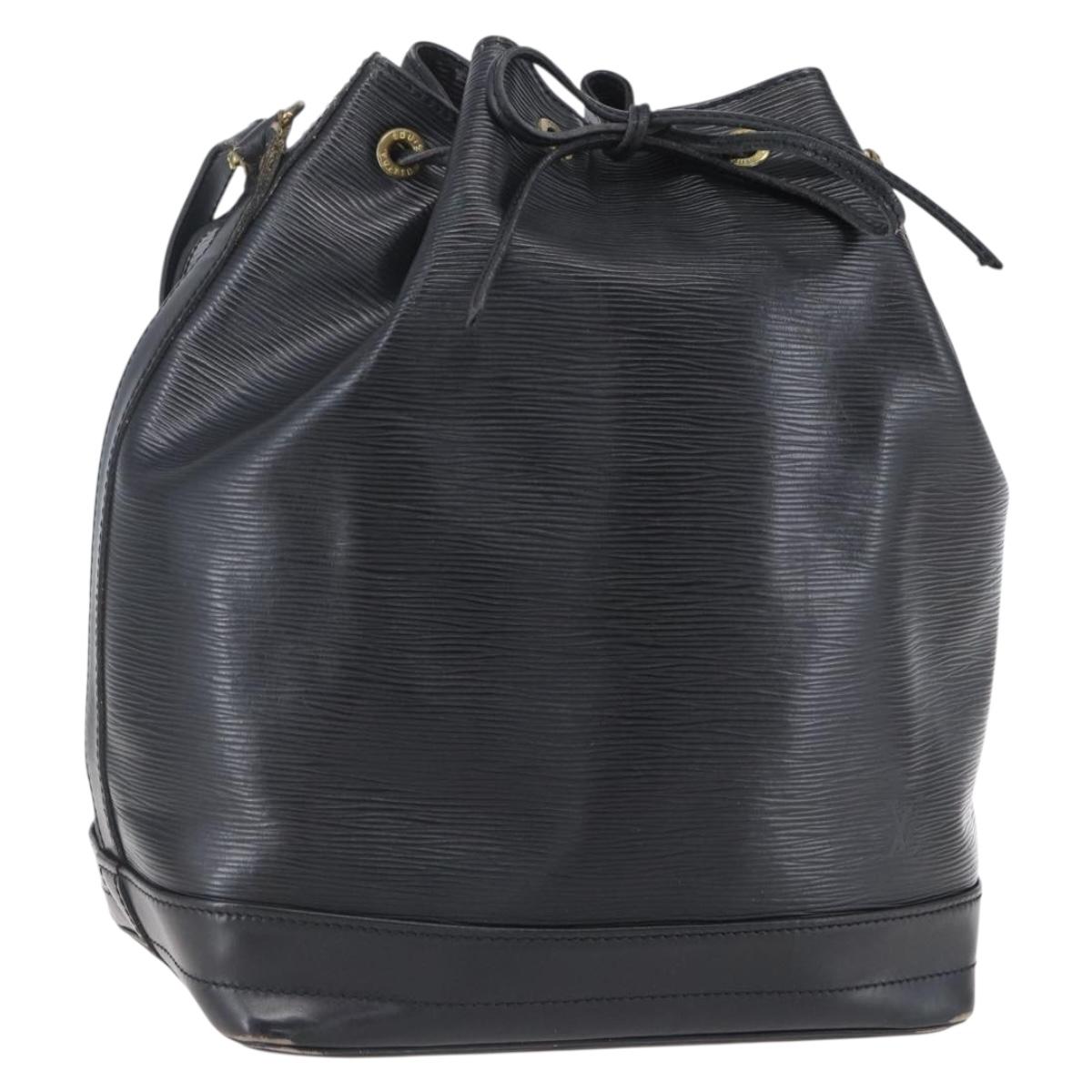 LOUIS VUITTON Epi Noe Shoulder Bag Black M44002 LV Auth 153916
