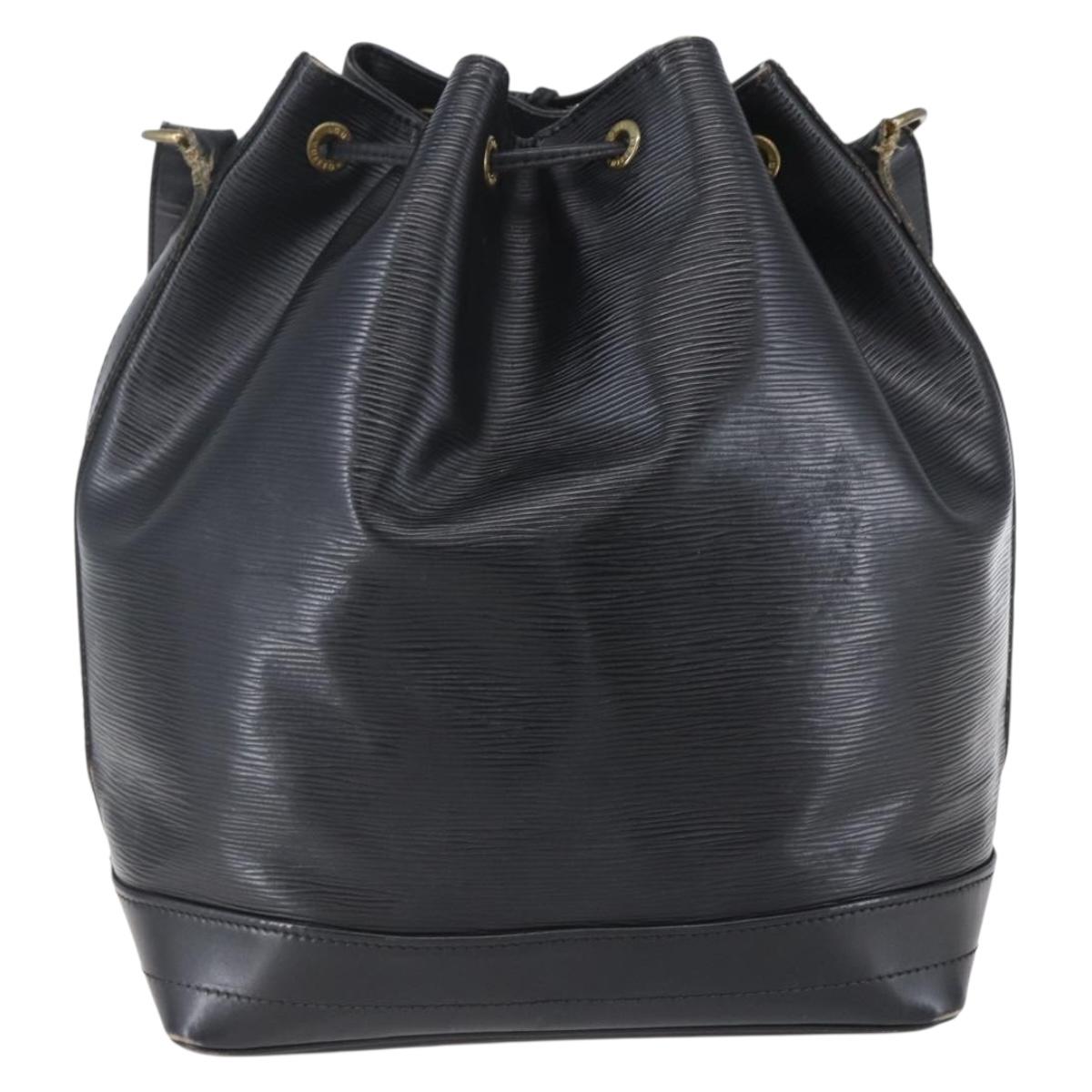 LOUIS VUITTON Epi Noe Shoulder Bag Black M44002 LV Auth 153916