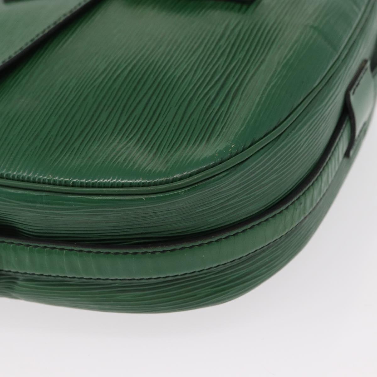 LOUIS VUITTON Epi Jeune Fille MM Shoulder Bag Green M52154 LV Auth 153917