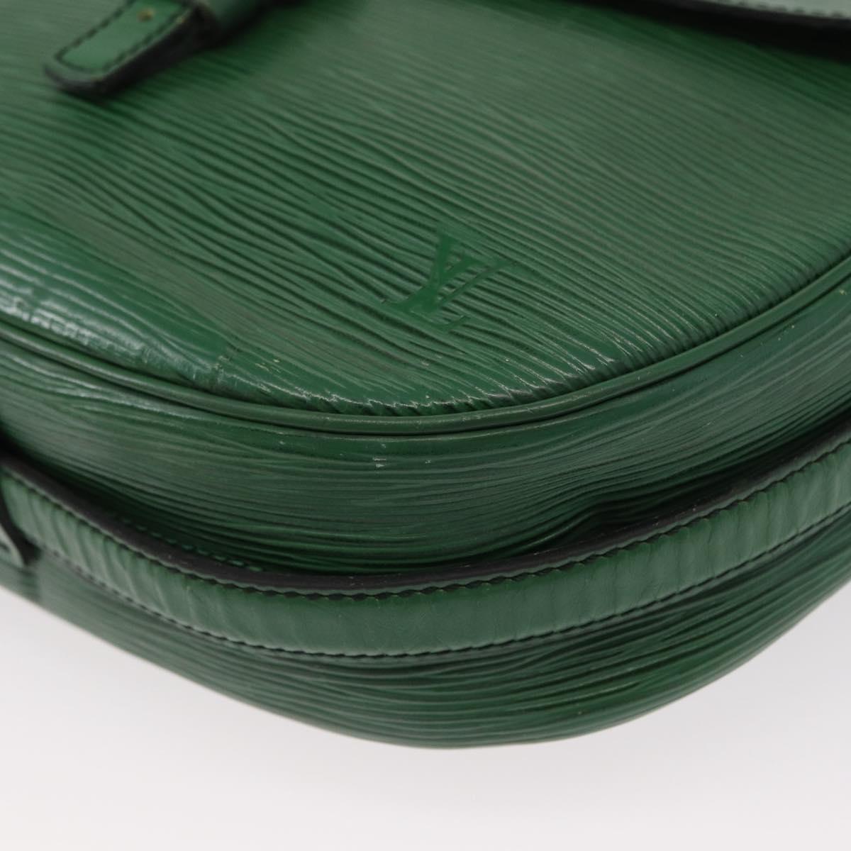 LOUIS VUITTON Epi Jeune Fille MM Shoulder Bag Green M52154 LV Auth 153917