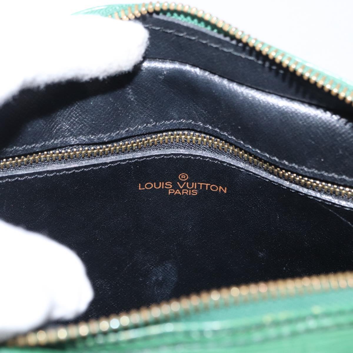 LOUIS VUITTON Epi Jeune Fille MM Shoulder Bag Green M52154 LV Auth 153917