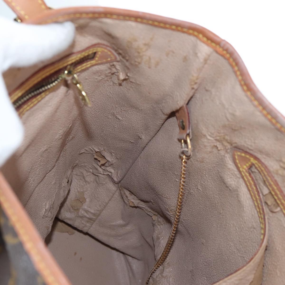 LOUIS VUITTON Monogram Bucket GM Shoulder Bag M42236 LV Auth 153920