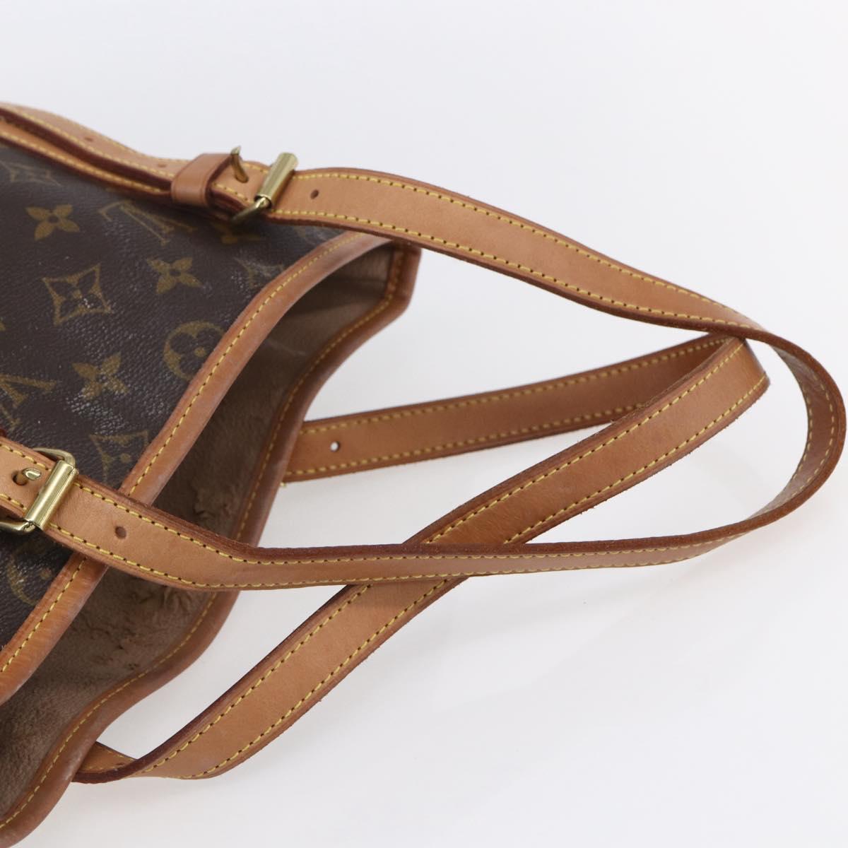 LOUIS VUITTON Monogram Bucket GM Shoulder Bag M42236 LV Auth 153920