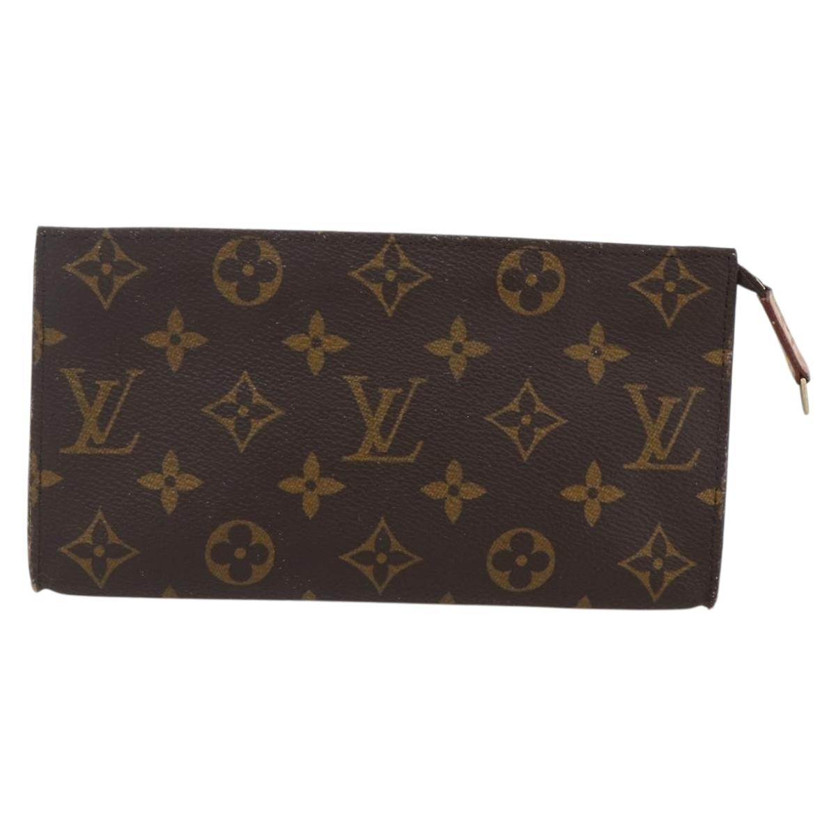 LOUIS VUITTON Monogram Bucket GM Accessory Pouch LV Auth 153921