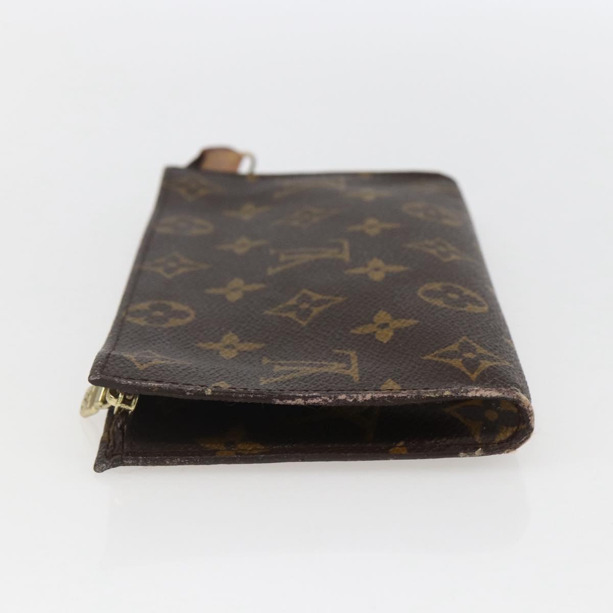 LOUIS VUITTON Monogram Bucket GM Accessory Pouch LV Auth 153921