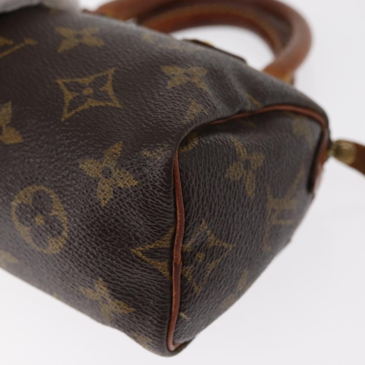 LOUIS VUITTON Monogram Mini Speedy Hand Bag M41534 LV Auth 153932