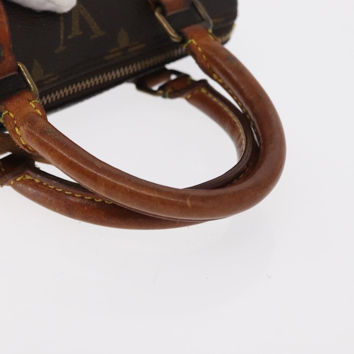 LOUIS VUITTON Monogram Mini Speedy Hand Bag M41534 LV Auth 153932