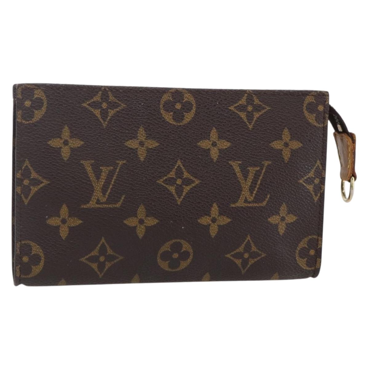 LOUIS VUITTON Monogram Bucket PM Accessory Pouch LV Auth 153933