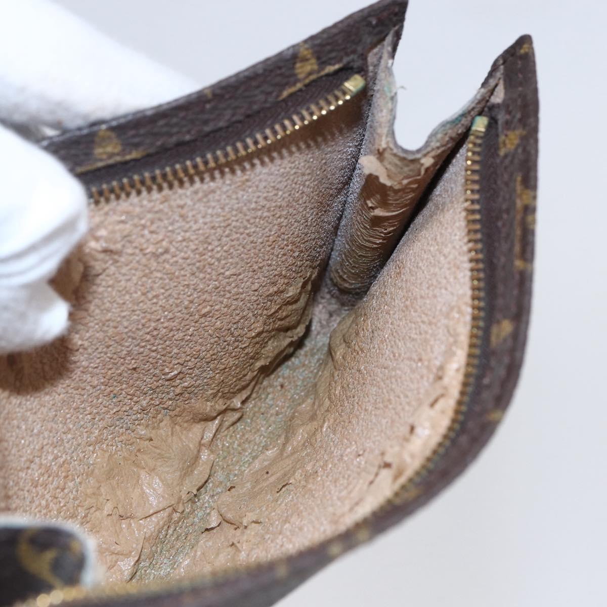 LOUIS VUITTON Monogram Bucket PM Accessory Pouch LV Auth 153933