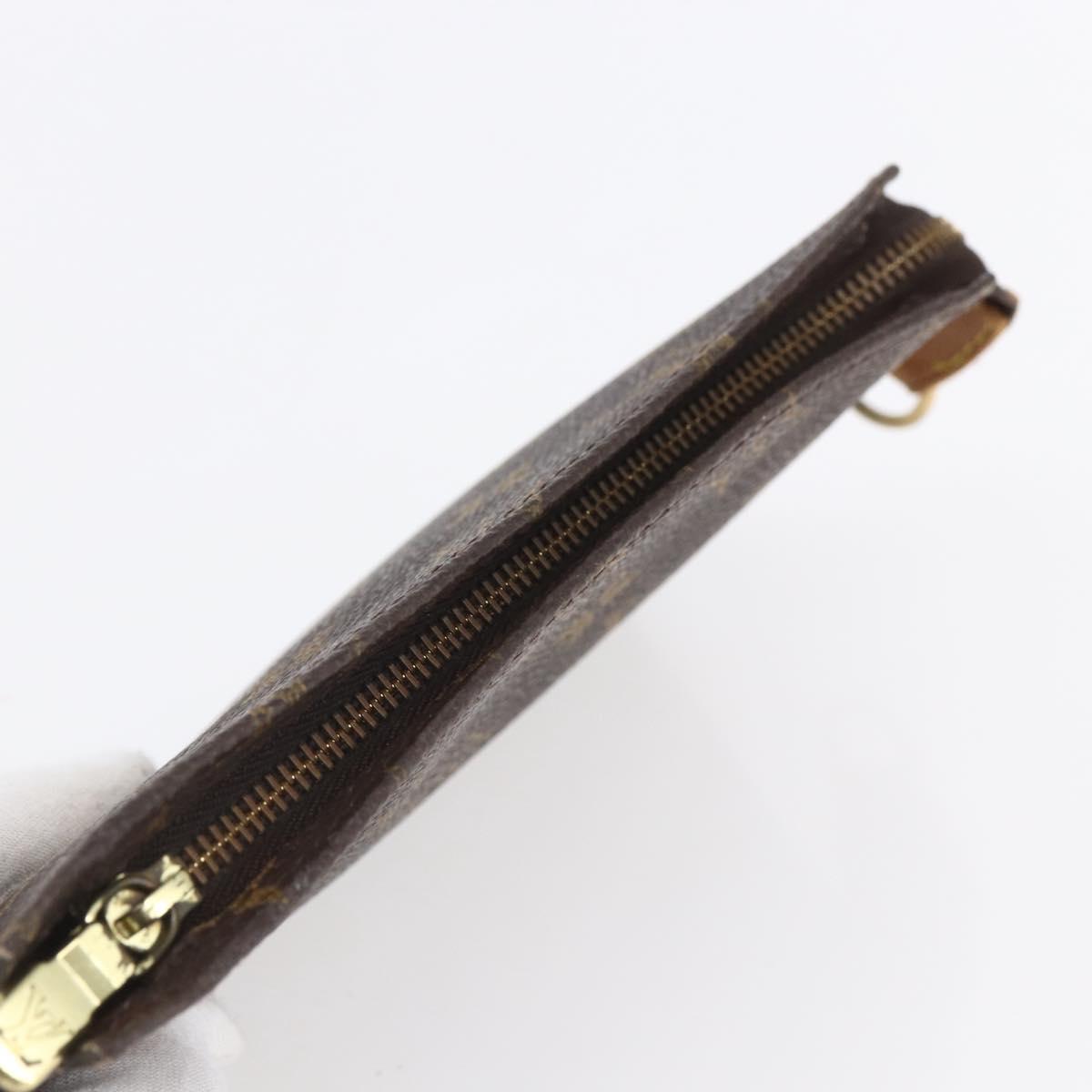 LOUIS VUITTON Monogram Bucket PM Accessory Pouch LV Auth 153933