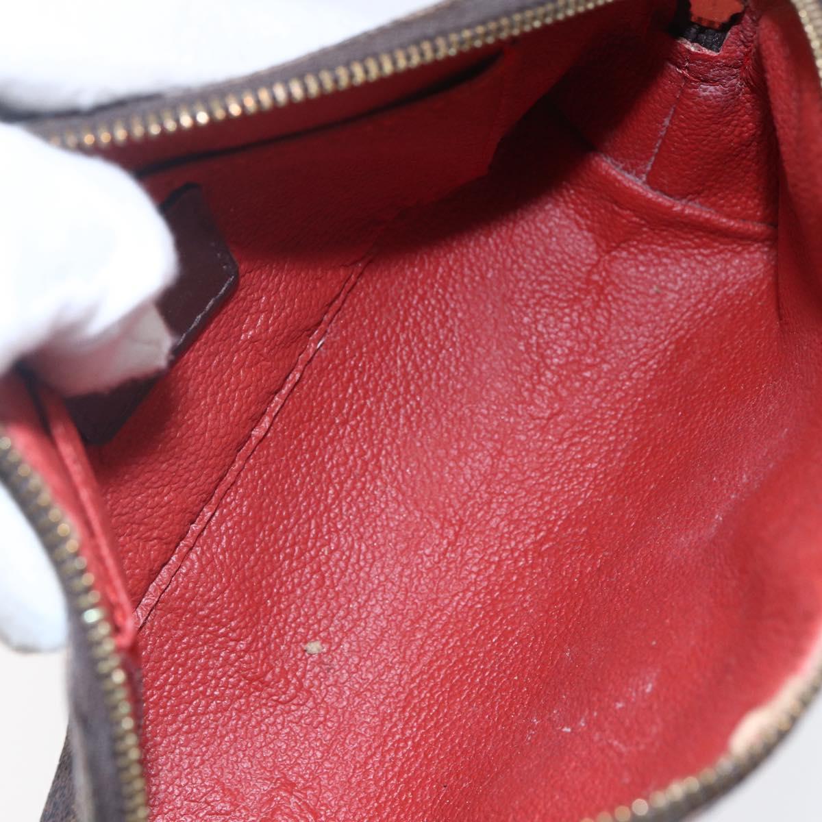 LOUIS VUITTON Damier Ebene Pochette Cosmetic PM Pouch N47516 LV Auth 153935