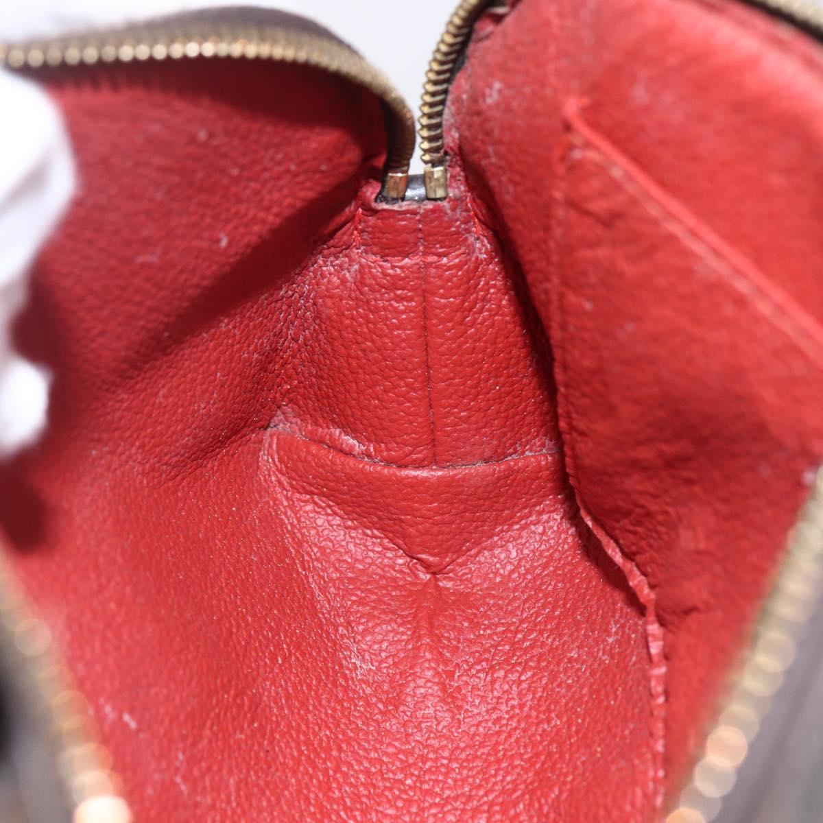 LOUIS VUITTON Damier Ebene Pochette Cosmetic PM Pouch N47516 LV Auth 153935