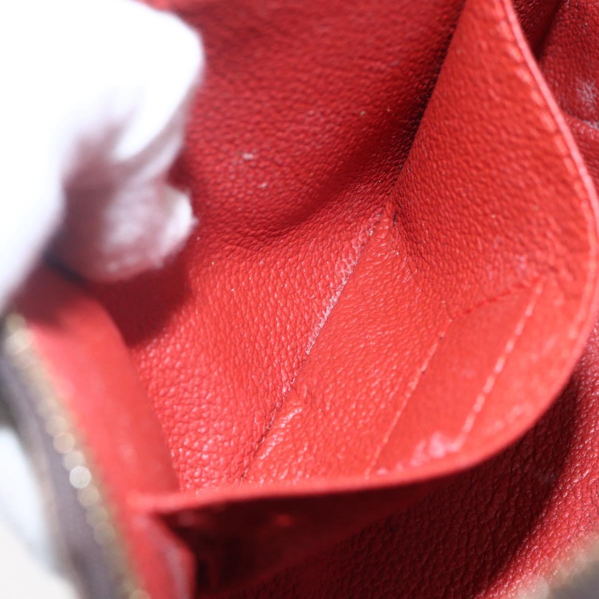 LOUIS VUITTON Damier Ebene Pochette Cosmetic PM Pouch N47516 LV Auth 153935