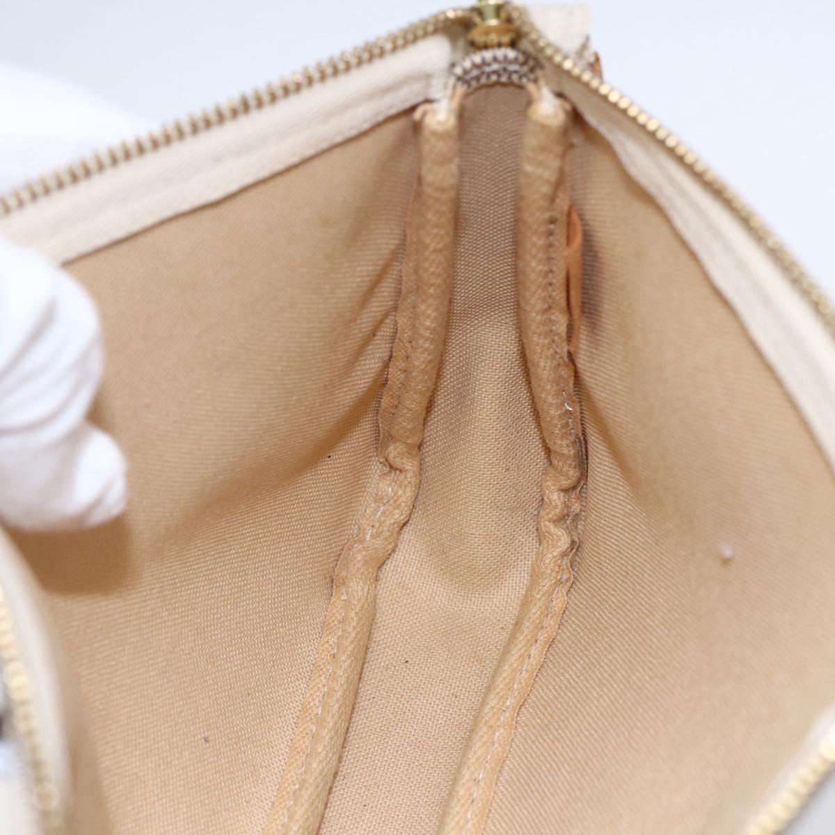 LOUIS VUITTON Damier Azur Pochette Accessoires Pouch N51986 LV Auth 153936