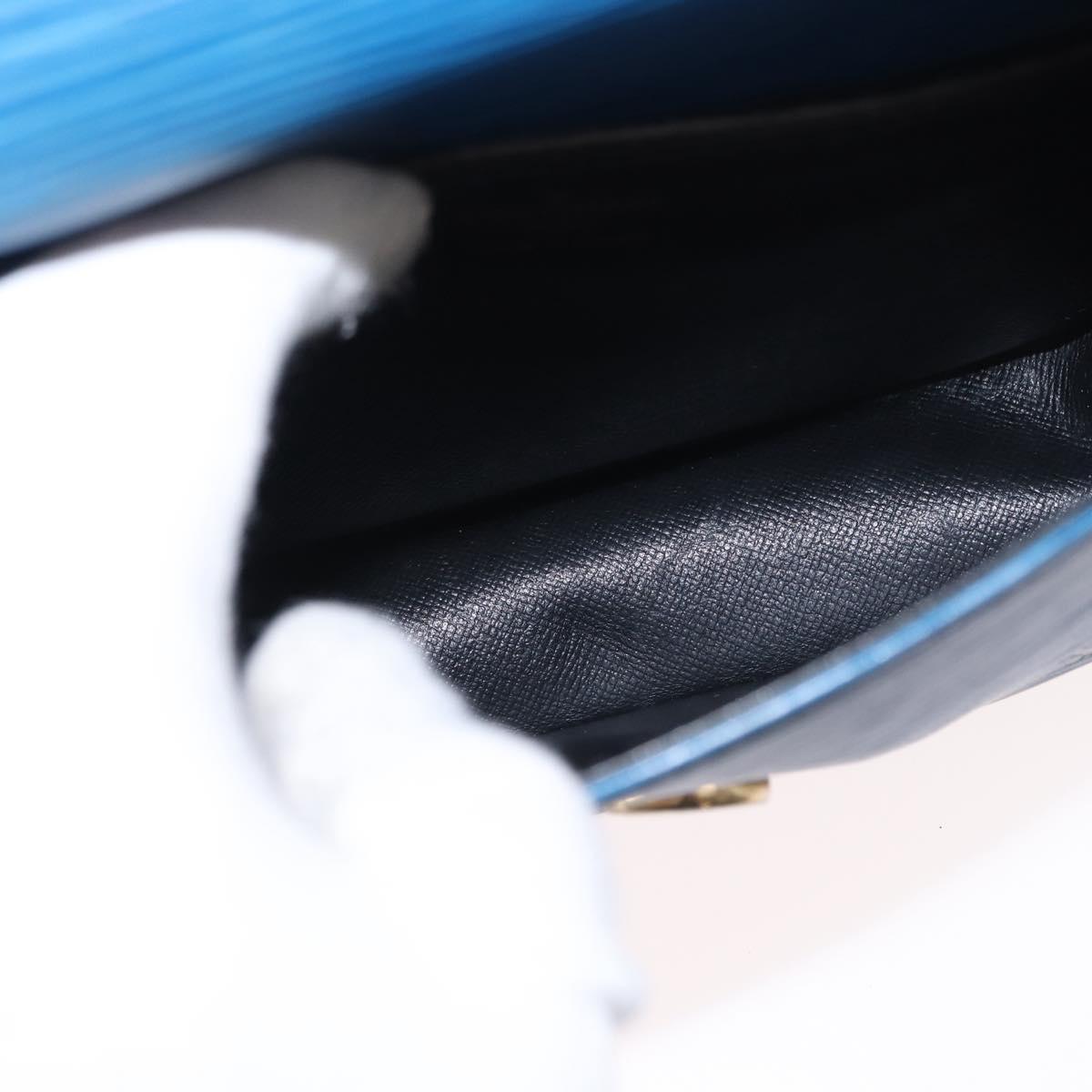 LOUIS VUITTON Epi Saint Cloud PM Shoulder Bag Blue M52195 LV Auth 153940