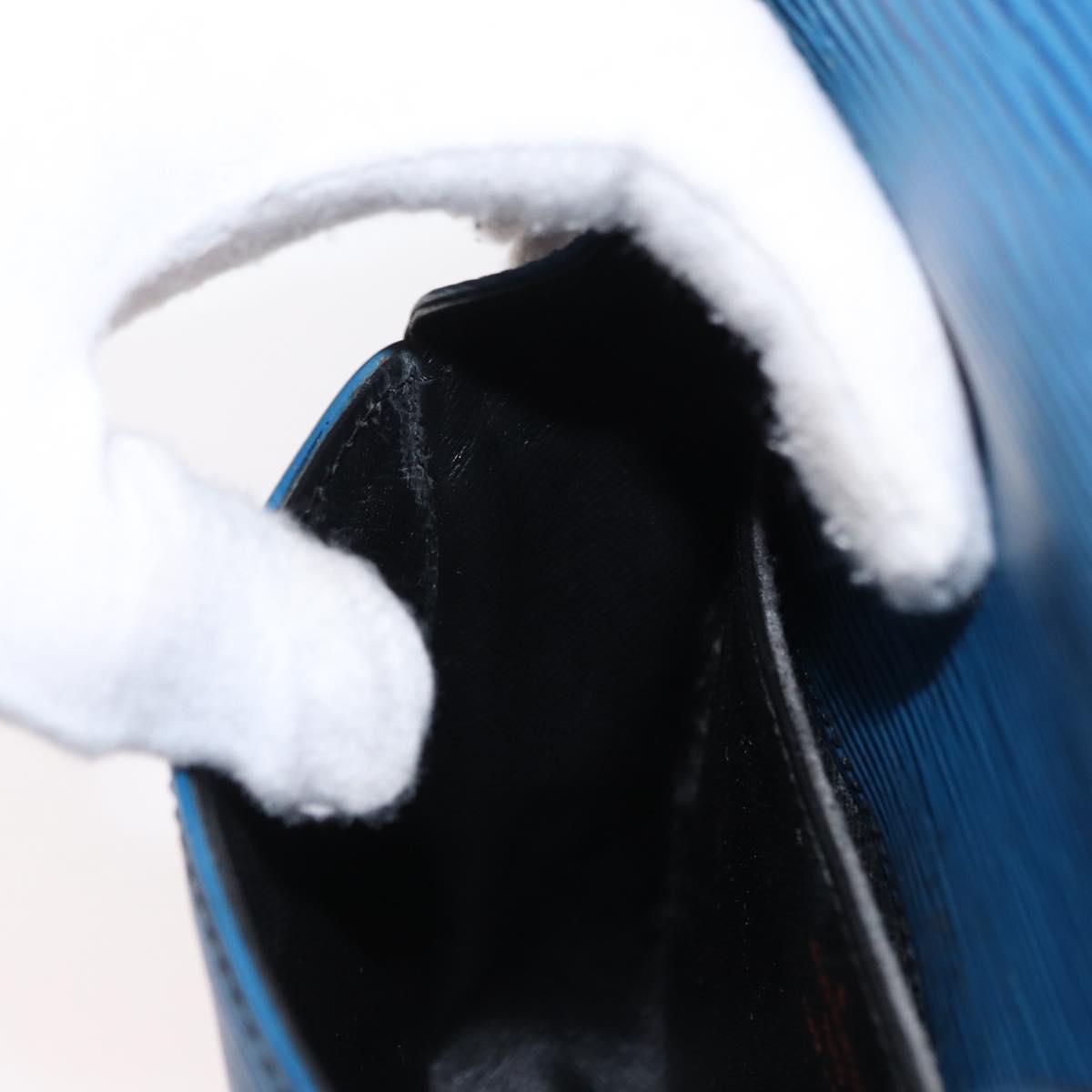 LOUIS VUITTON Epi Saint Cloud PM Shoulder Bag Blue M52195 LV Auth 153940