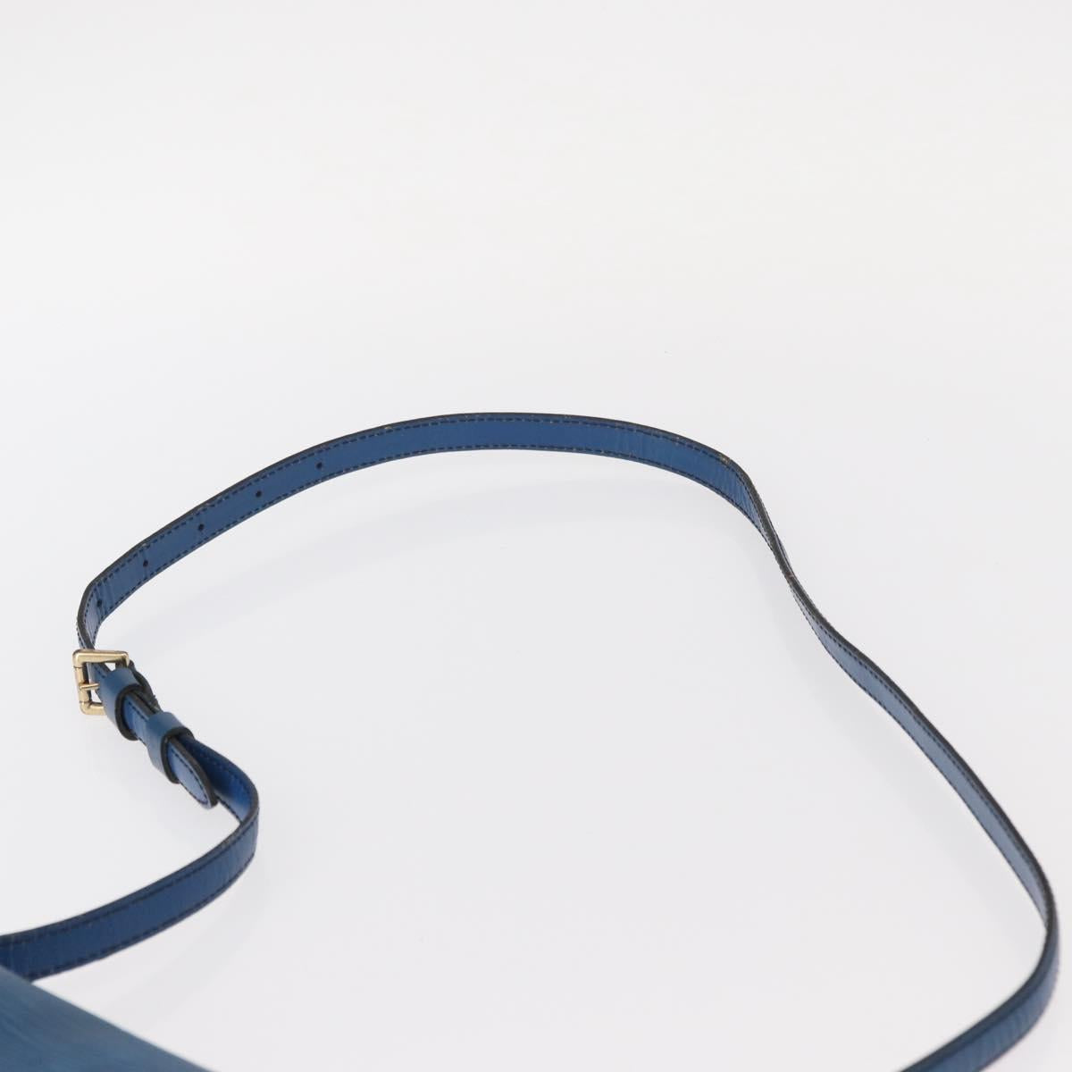 LOUIS VUITTON Epi Saint Cloud PM Shoulder Bag Blue M52195 LV Auth 153940