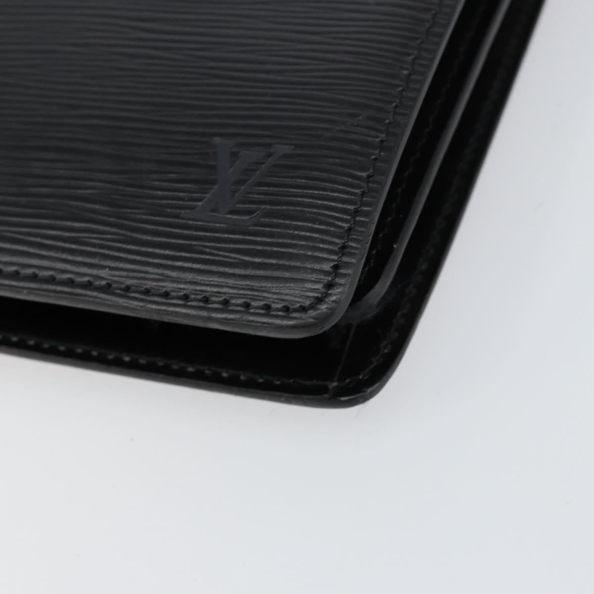 LOUIS VUITTON Epi Capuchin Shoulder Bag Black M52342 LV Auth 153942