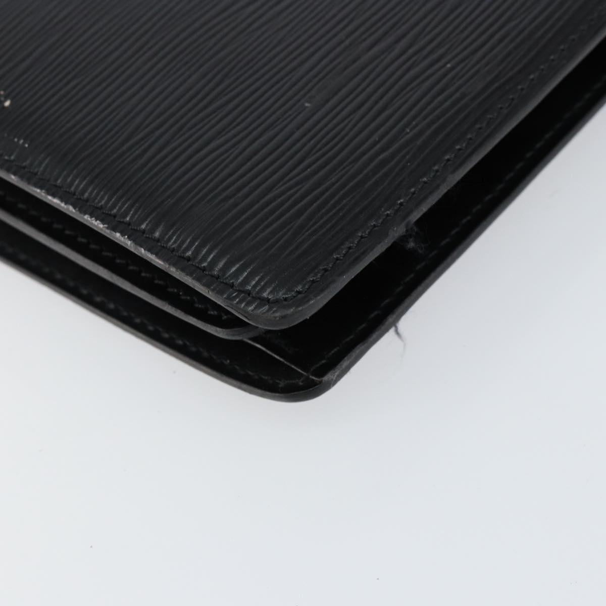 LOUIS VUITTON Epi Capuchin Shoulder Bag Black M52342 LV Auth 153942