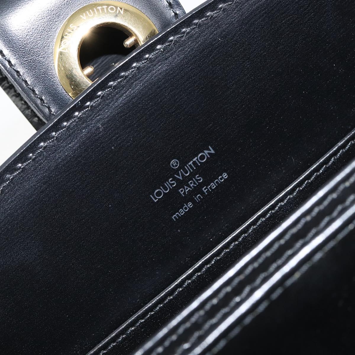 LOUIS VUITTON Epi Capuchin Shoulder Bag Black M52342 LV Auth 153942