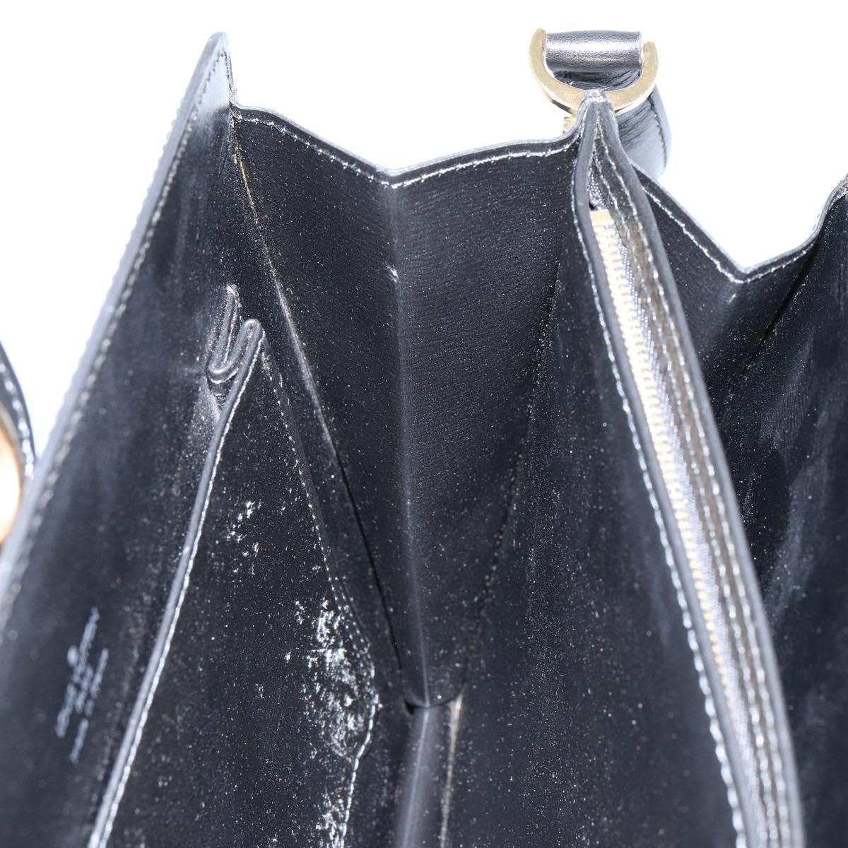 LOUIS VUITTON Epi Capuchin Shoulder Bag Black M52342 LV Auth 153942