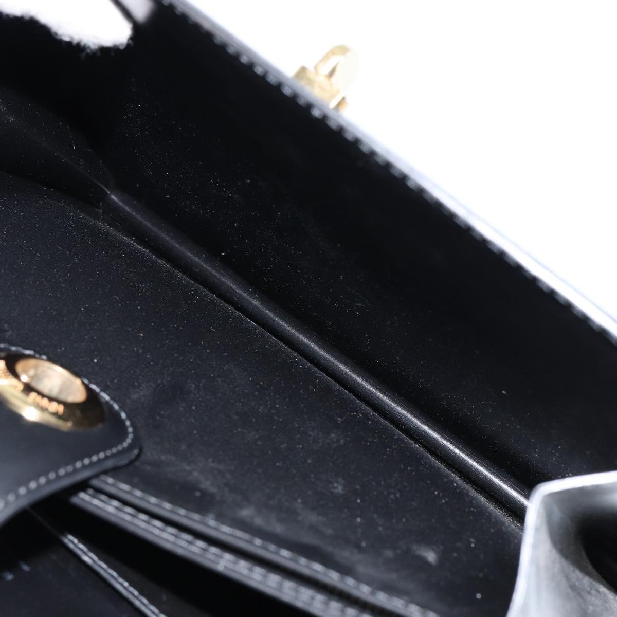 LOUIS VUITTON Epi Capuchin Shoulder Bag Black M52342 LV Auth 153942