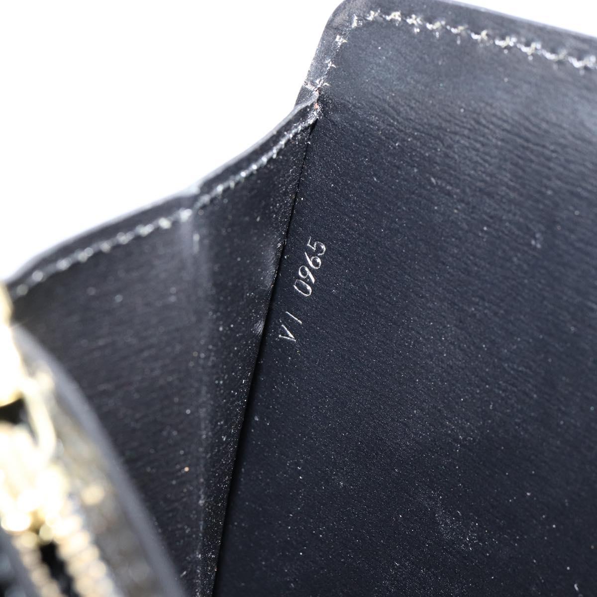 LOUIS VUITTON Epi Capuchin Shoulder Bag Black M52342 LV Auth 153942