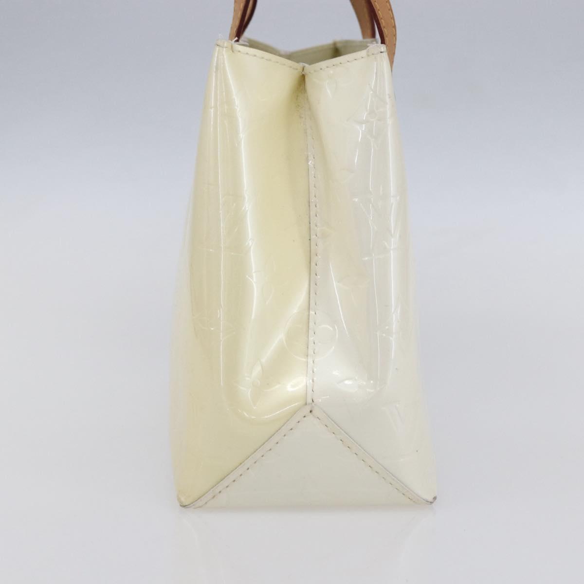 LOUIS VUITTON Monogram Vernis Reade PM Hand Bag Perle M91336 LV Auth 153943V