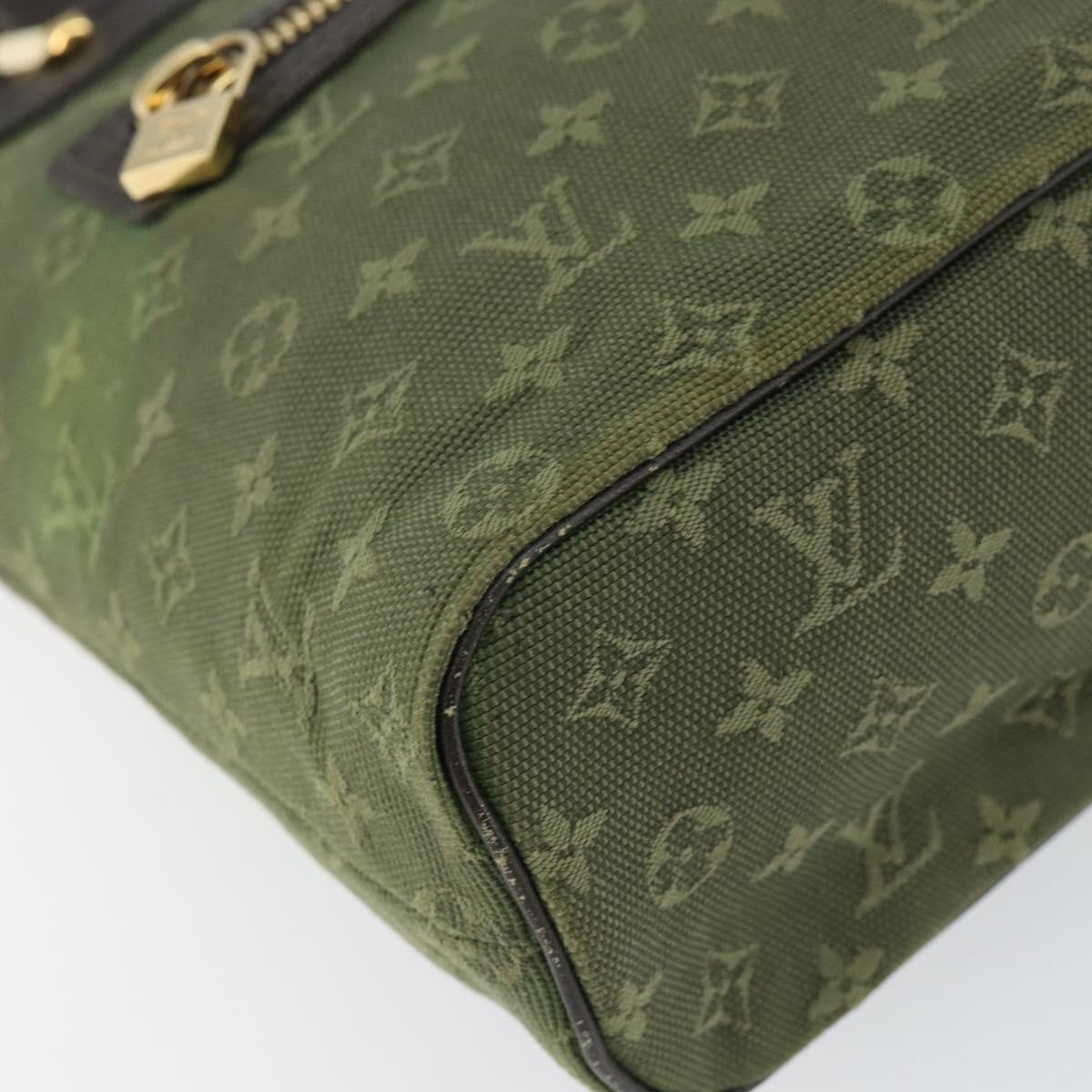LOUIS VUITTON Monogram Mini Lucille PM Hand Bag TST Khaki M92682 LV Auth 153945